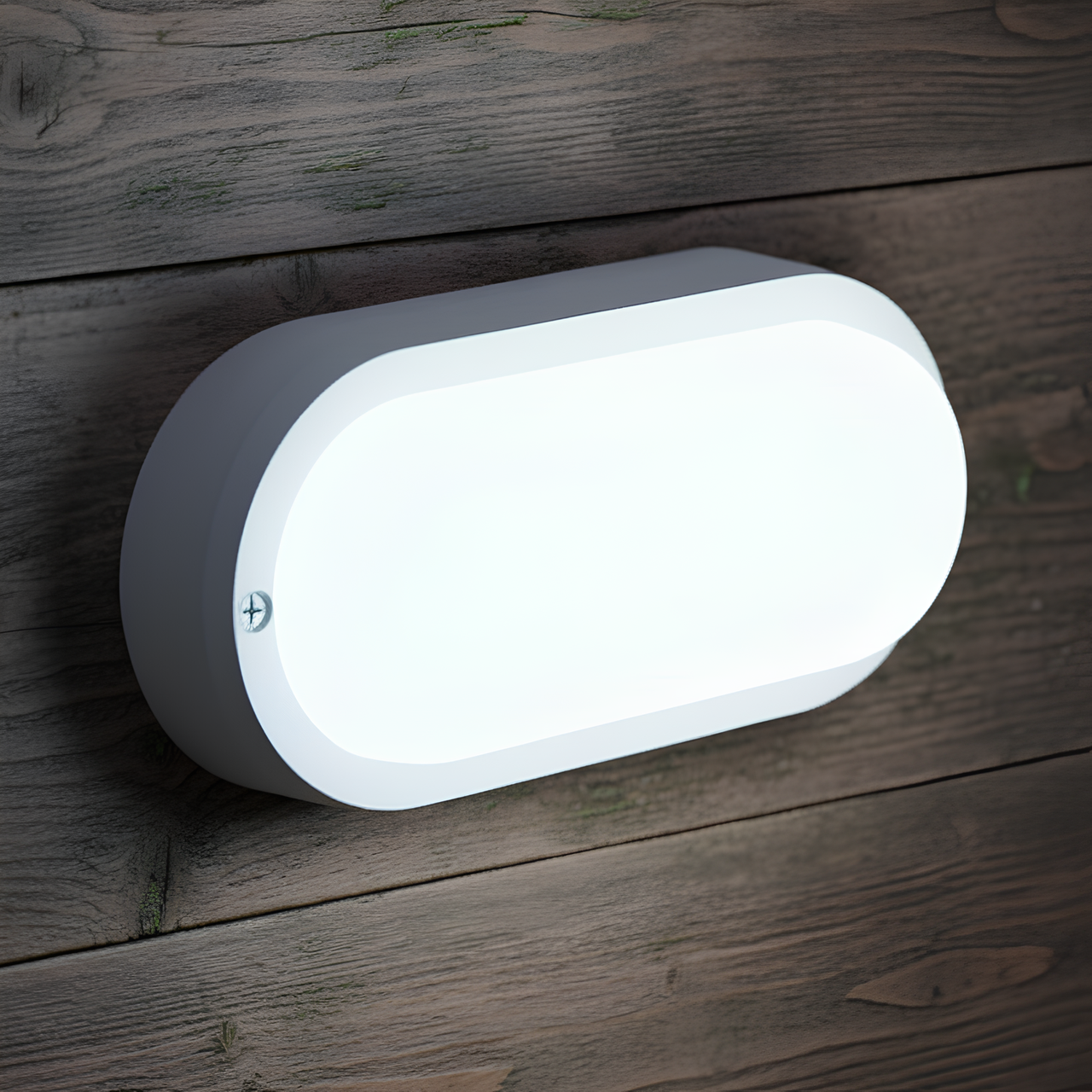 Світлодіодний світильник Sirius 8W овальної форми вологозахищенний 6500K IP65 Білий Світлодіодний світильник Sirius 8W овальної форми вологозахищенний 6500K IP65 Білий