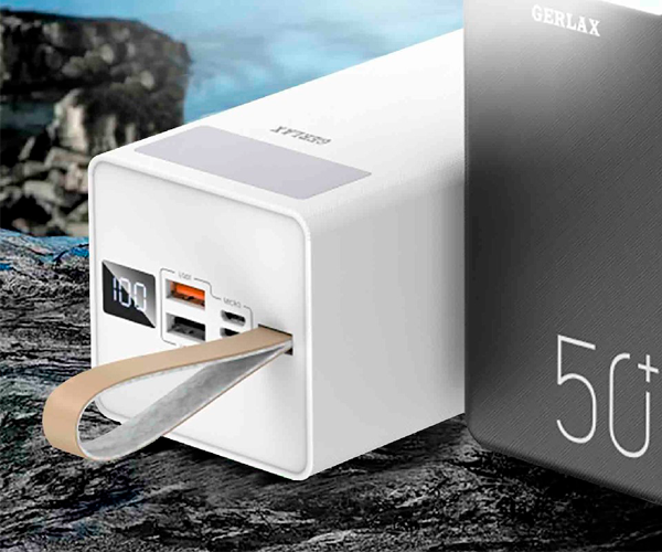 Портативное зарядное устройство для Gerlax P7i 50000 mAh Белый (P7i_1850) - фото 3 Портативное зарядное устройство для Gerlax P7i 50000 mAh Белый (P7i_1850) - фото 3