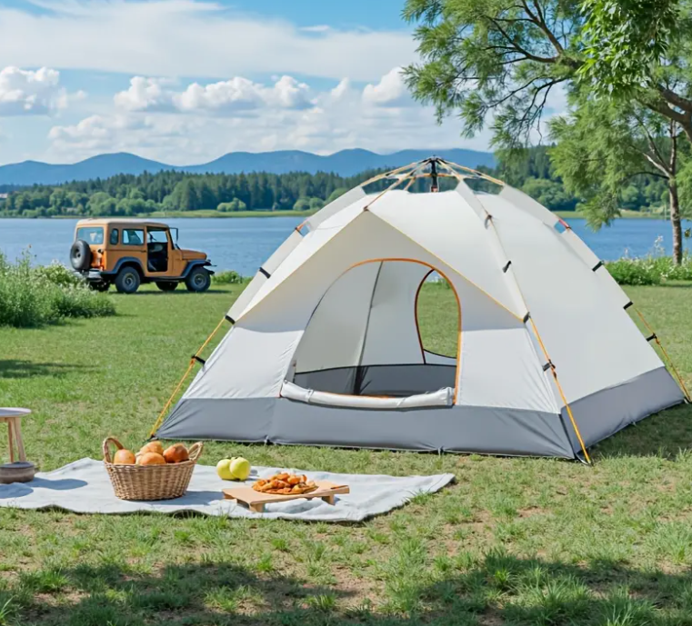 Палатка для кемпинга с автоматическим разложением за 30 секунд (1405) - фото 9 Палатка для кемпинга с автоматическим разложением за 30 секунд (1405) - фото 9