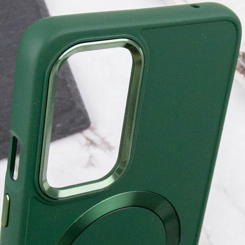 Протиударний TPU Чохол Bonbon Metal Style with MagSafe для OnePlus 9 Pro Зелений / Army Green - фото 6