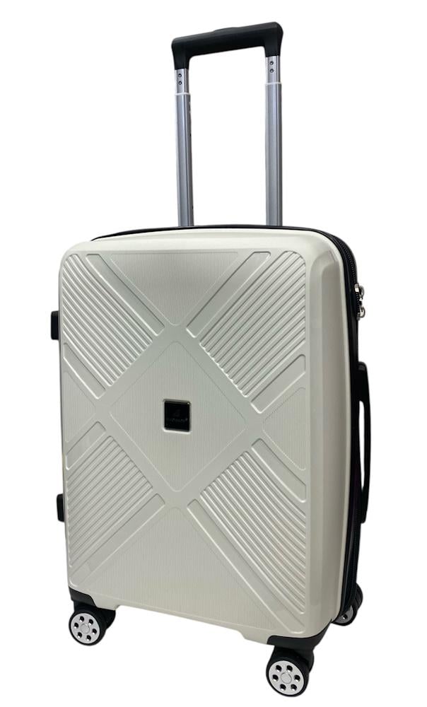 Валіза мала Madion nowball 53103 ручна поклажа 37 л 2,7 кг S 55x39x21 см Білий