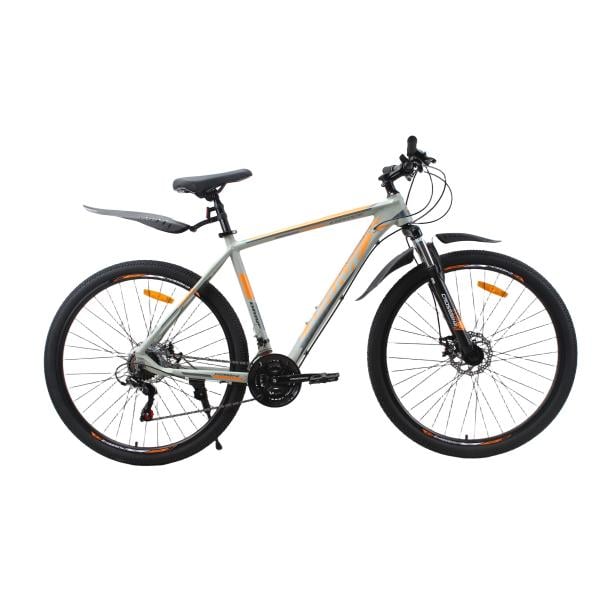 Велосипед Crossbike Drive 29" 21" Сірий/Помаранчевий (605)