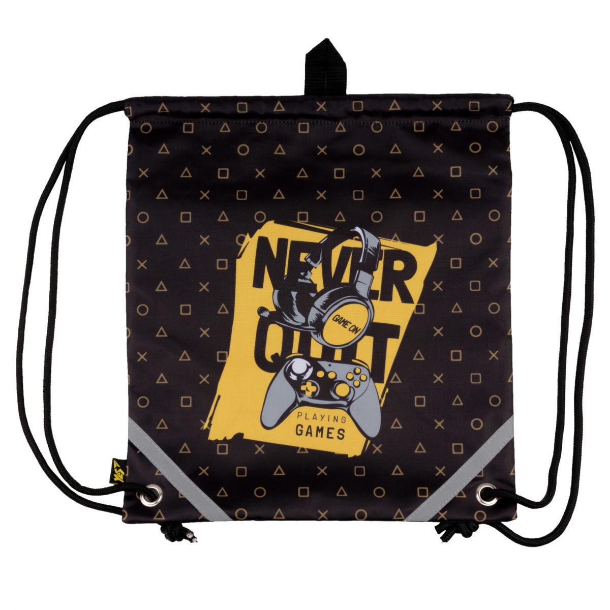 Сумка для обуви YES Never Quit 40x35 см Черный (533465)