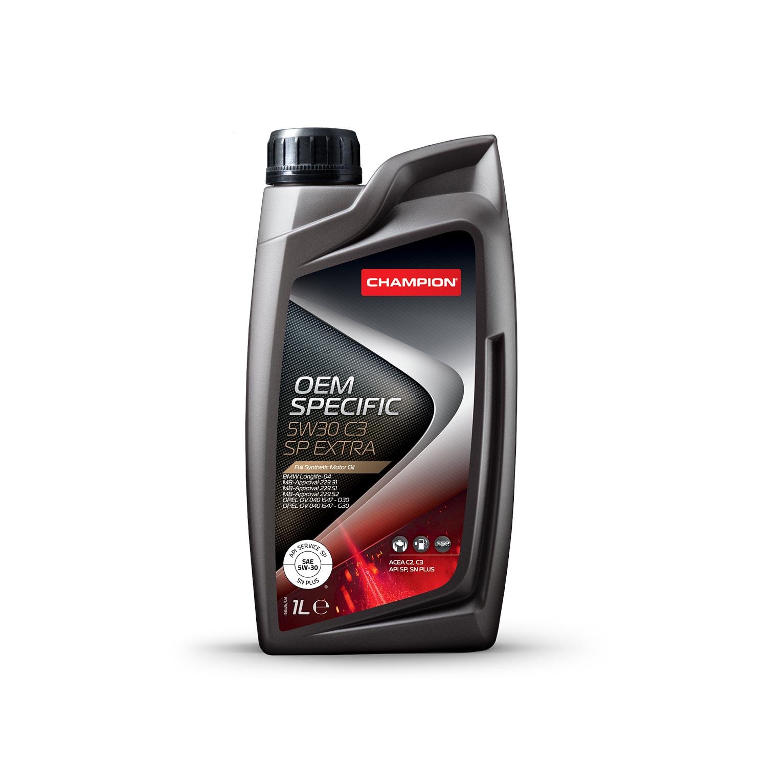 Масло моторное Champion OEM SPECIFIC C3 SP EXTRA 5W-30 1 л