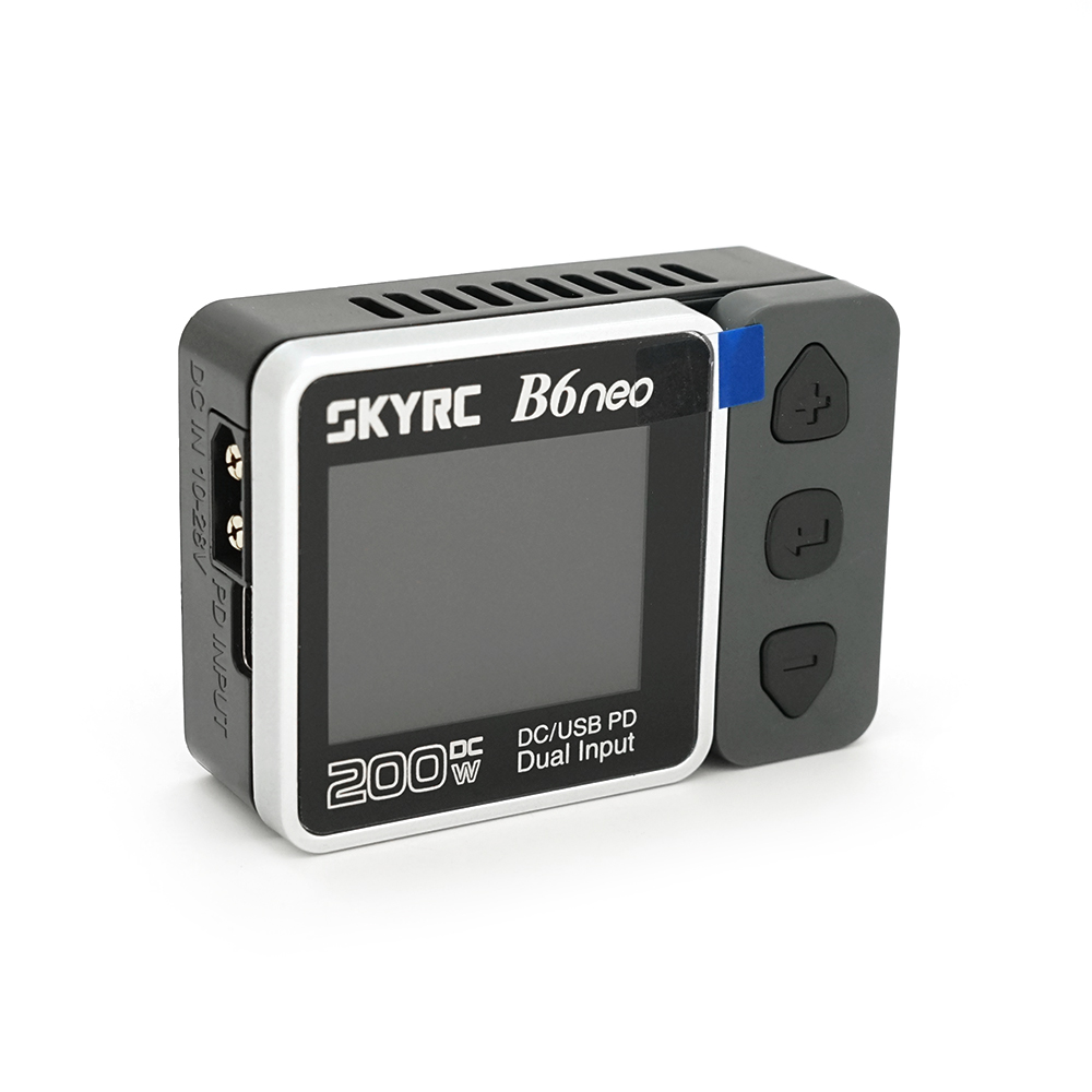 Зарядний пристрій універсальний SKYRC B6Neo 200W 24V 10A LCD балансир від 1 до 6 осередків DC/PD (YUT_V9671)