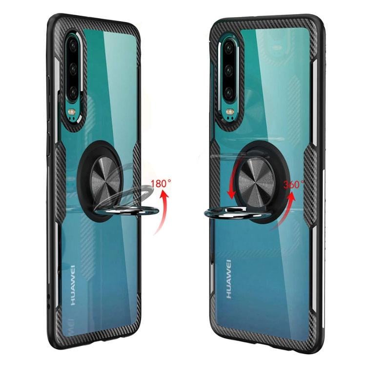 Чехол Primolux Ring Magnetic Stand для Huawei P30 Black (1097523827) - фото 2