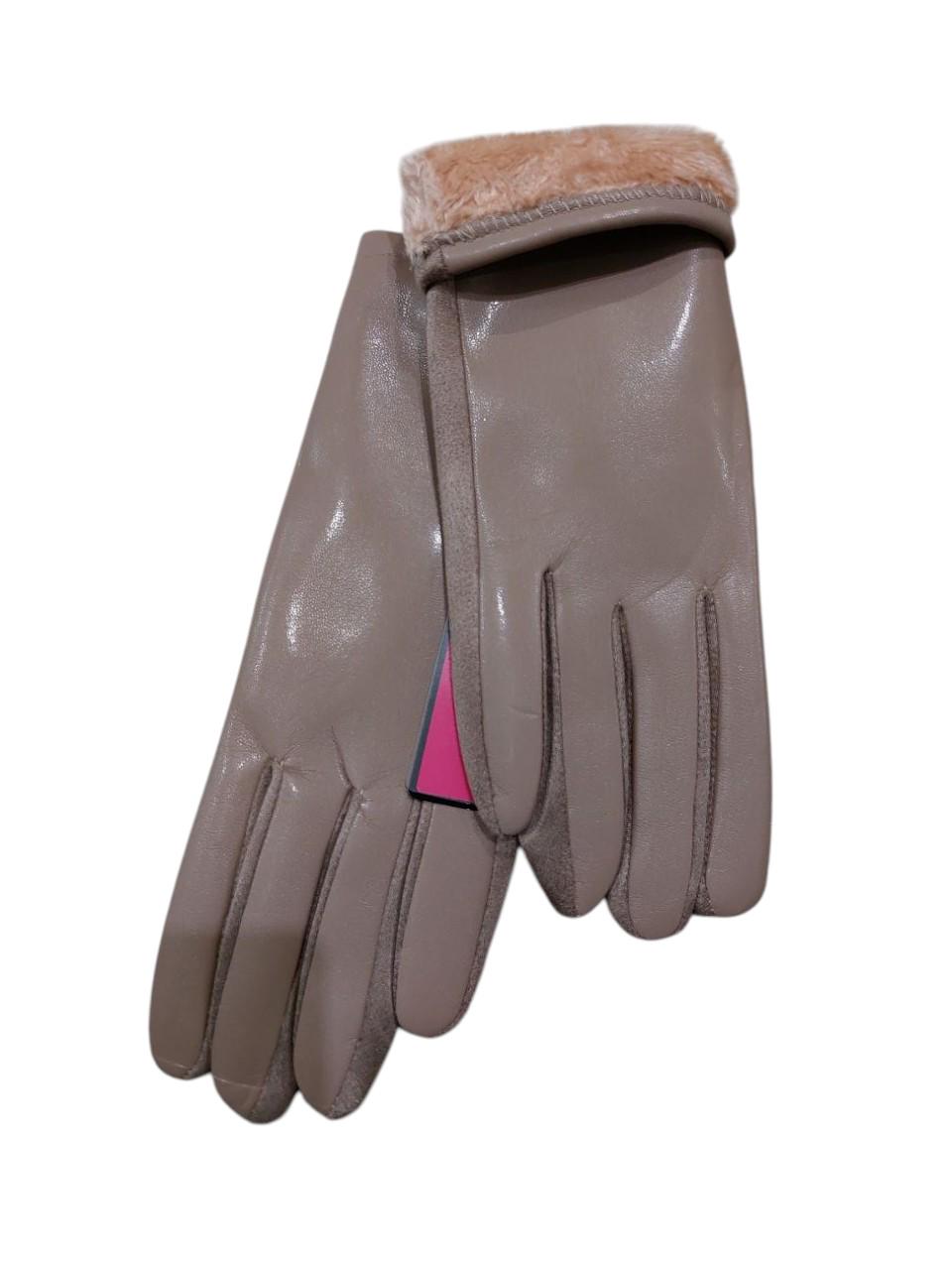 Перчатки сенсорные женские One size Кремовый (220433) - фото 3 Перчатки сенсорные женские One size Кремовый (220433) - фото 3