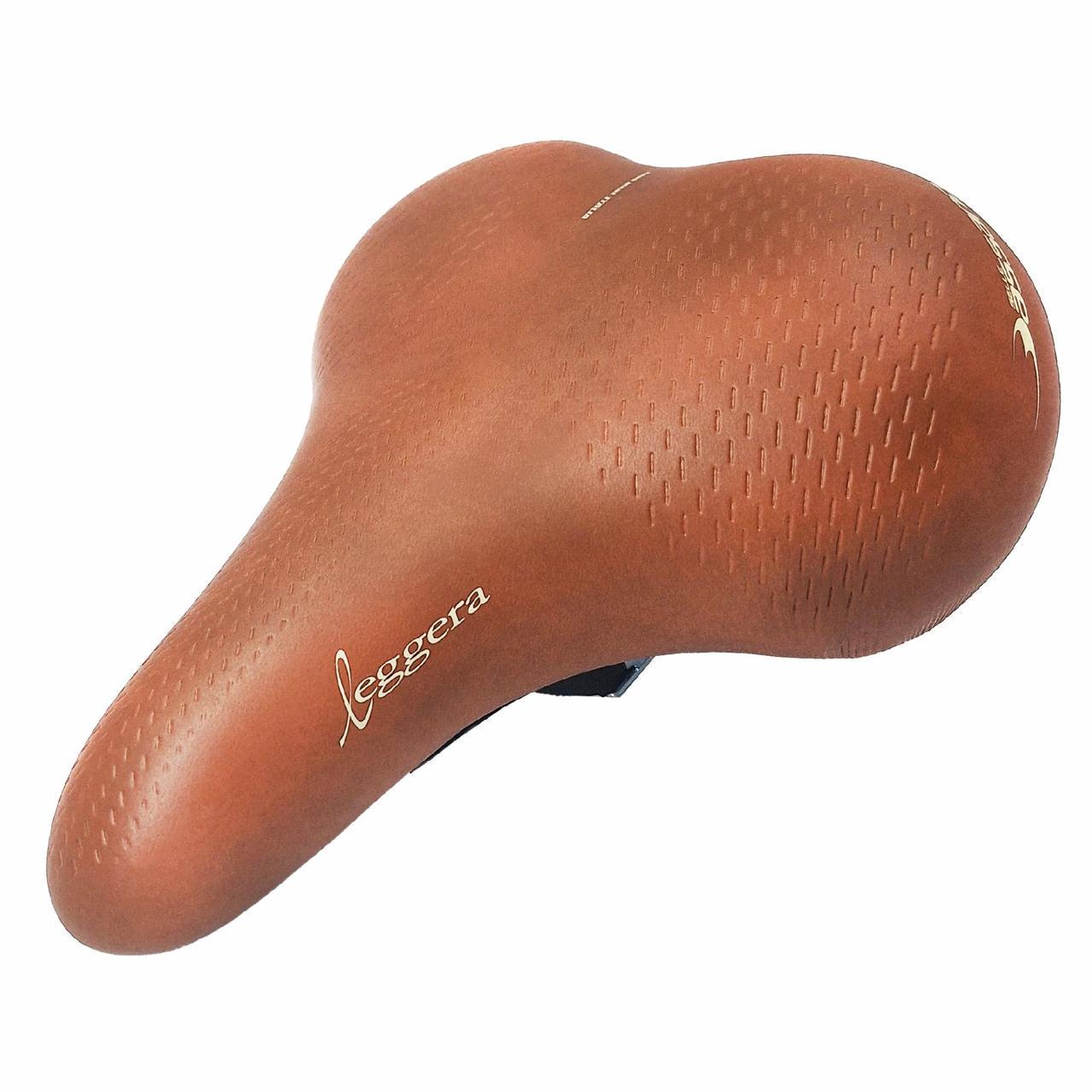 Седло велосипедное Bassano leggera ASS-3 широкое 24х21 см Коричневый (G0000288)