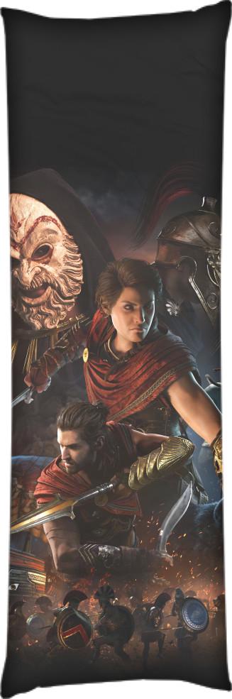 Подушка дакимакура Assassins Creed Odyssey Art 60x180 см (14102386)