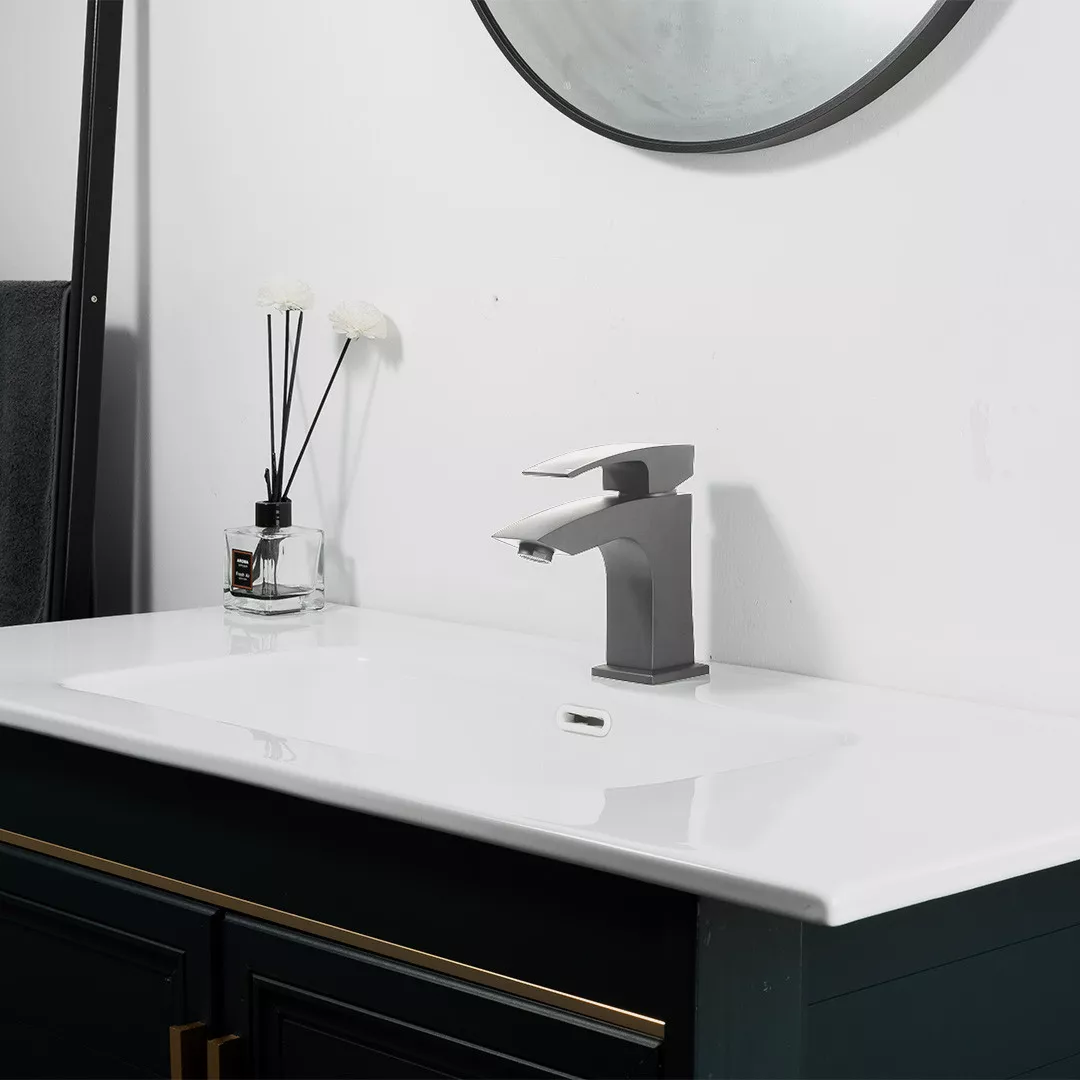 Смеситель для умывальника Gappo G1007-91 Графит (1045072) - фото 2 Смеситель для умывальника Gappo G1007-91 Графит (1045072) - фото 2