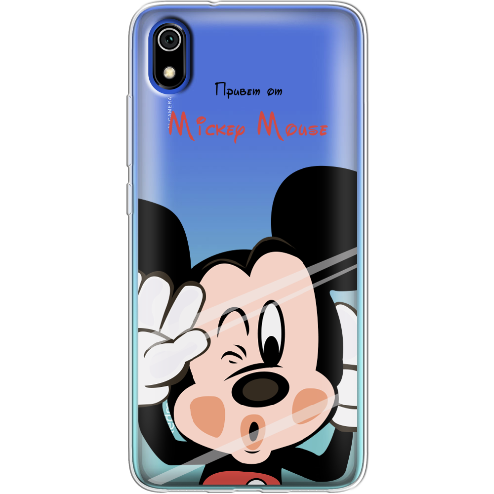 Чехол Boxface Xiaomi Redmi 7A Mister M Прозрачный силикон (37400-cc58-37400)