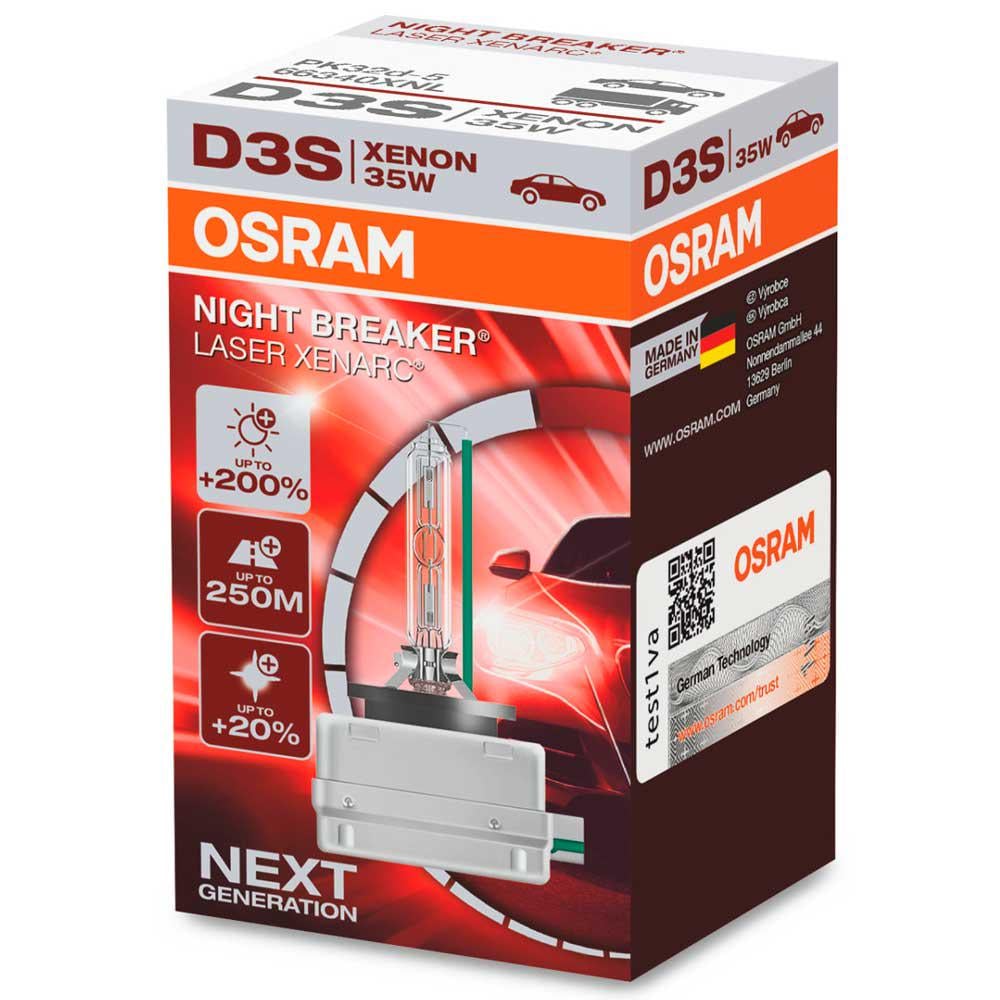 Автолампа ксенононова Osram 66340XNL Night Breaker Laser +200% D3S 85 В 35 Вт PK32d-5 Xenarc - фото 2