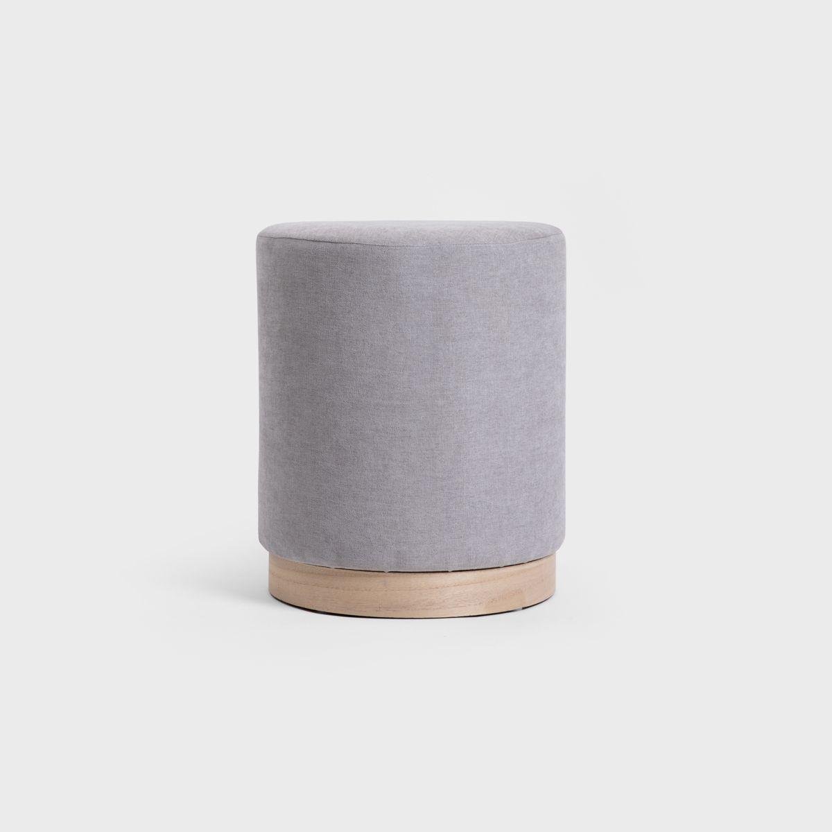 Пуф Homla FICA WOOD Світло-сірий (233329)