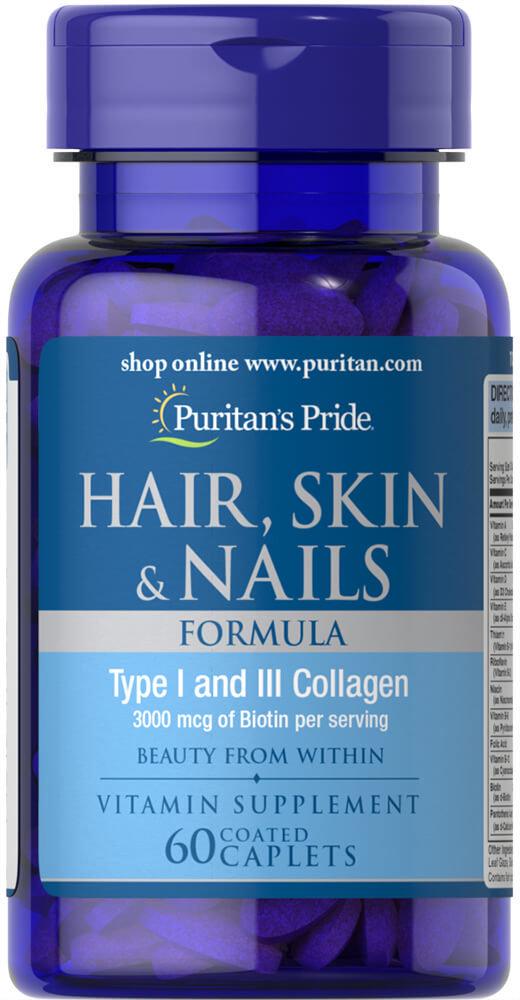 Витамины Hair/Skin & Nails Formula 60 каплет