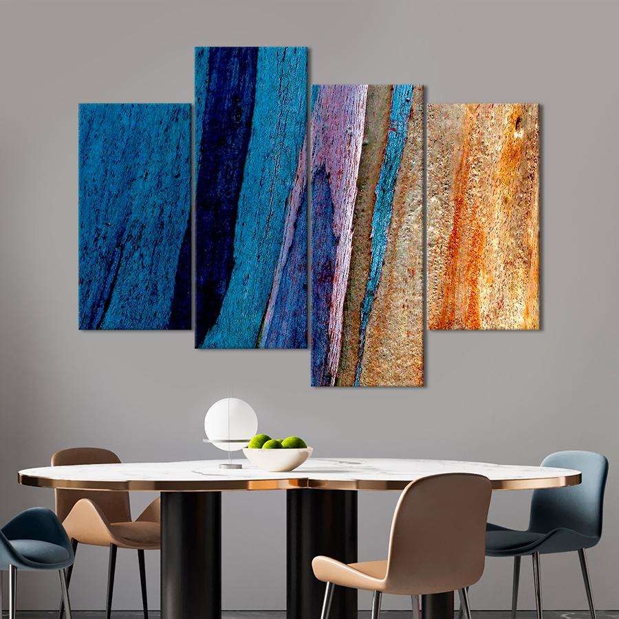 Картина абстракция Яркая текстура гранита 129x90 см (A923-4)