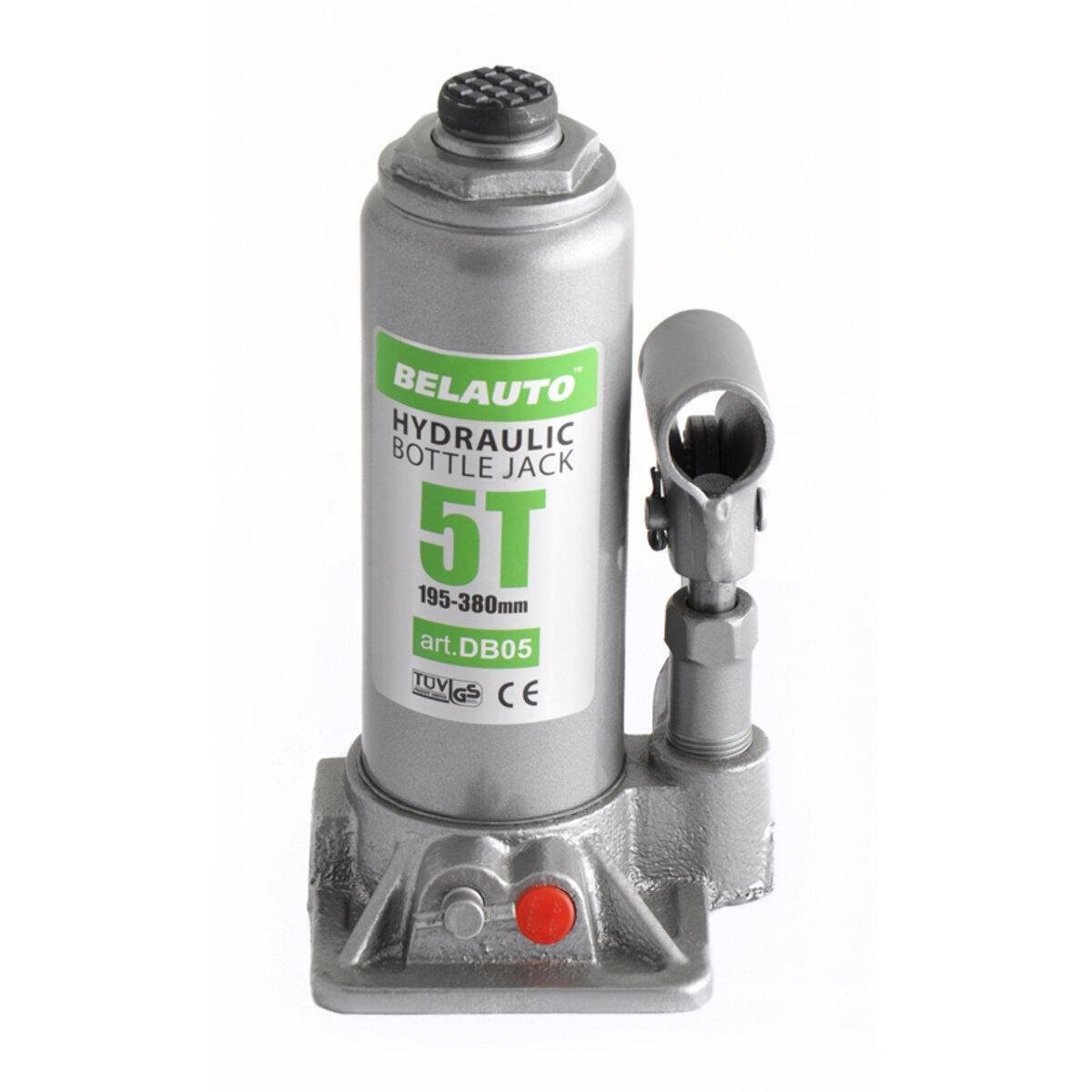 Домкрат гидравлический бутылочный 5 т 195-380 мм (DB05)