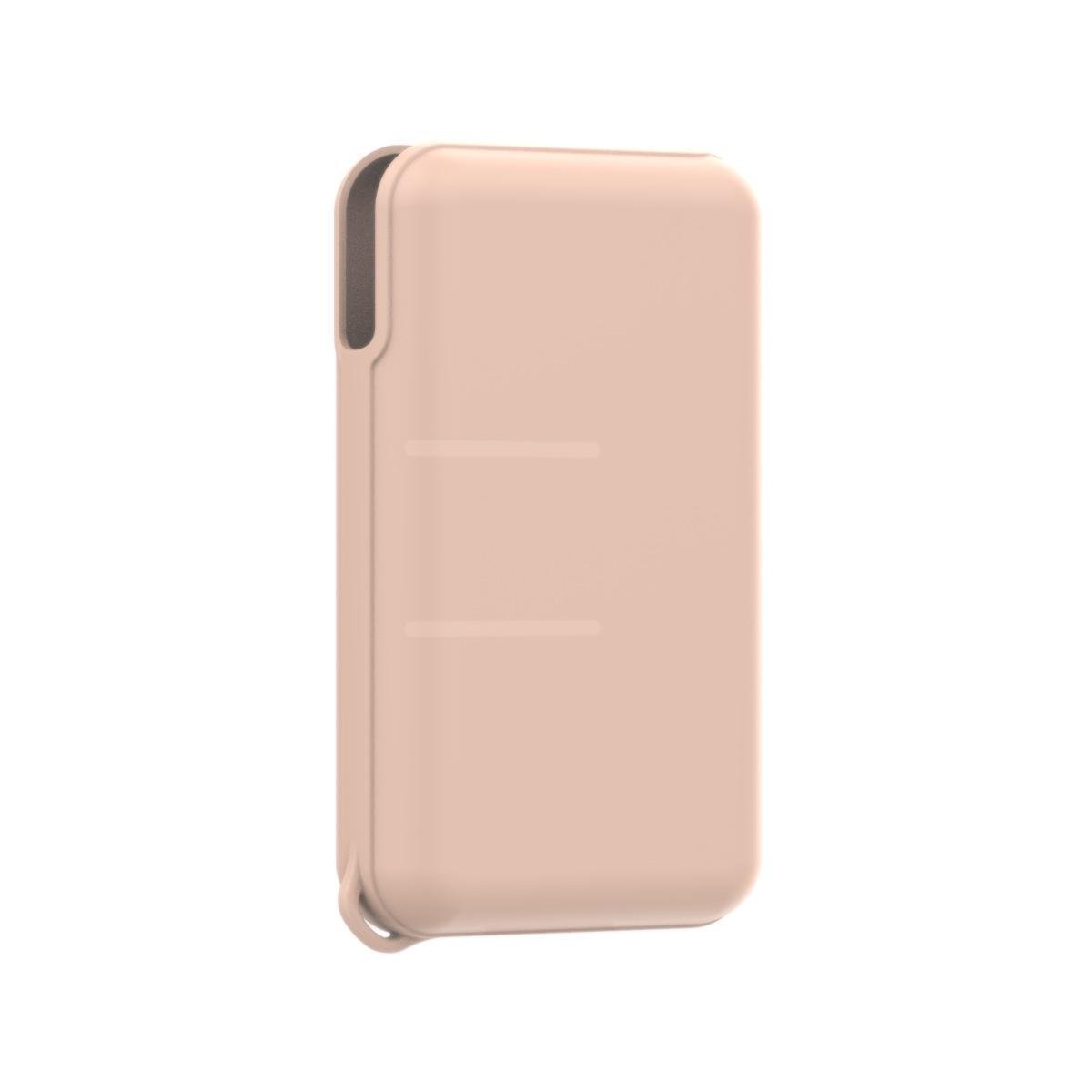 Чехол для повербанка силиконовый Xiaomi 20000 mAh Integrated Cable PB2030MI Светло-розовый (2762P)