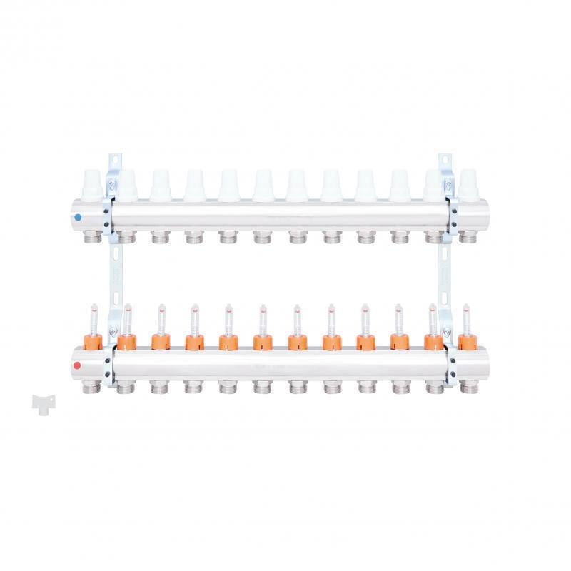 Колектор ICMA №K013 1" 12 виходів із витратомірами - фото 3