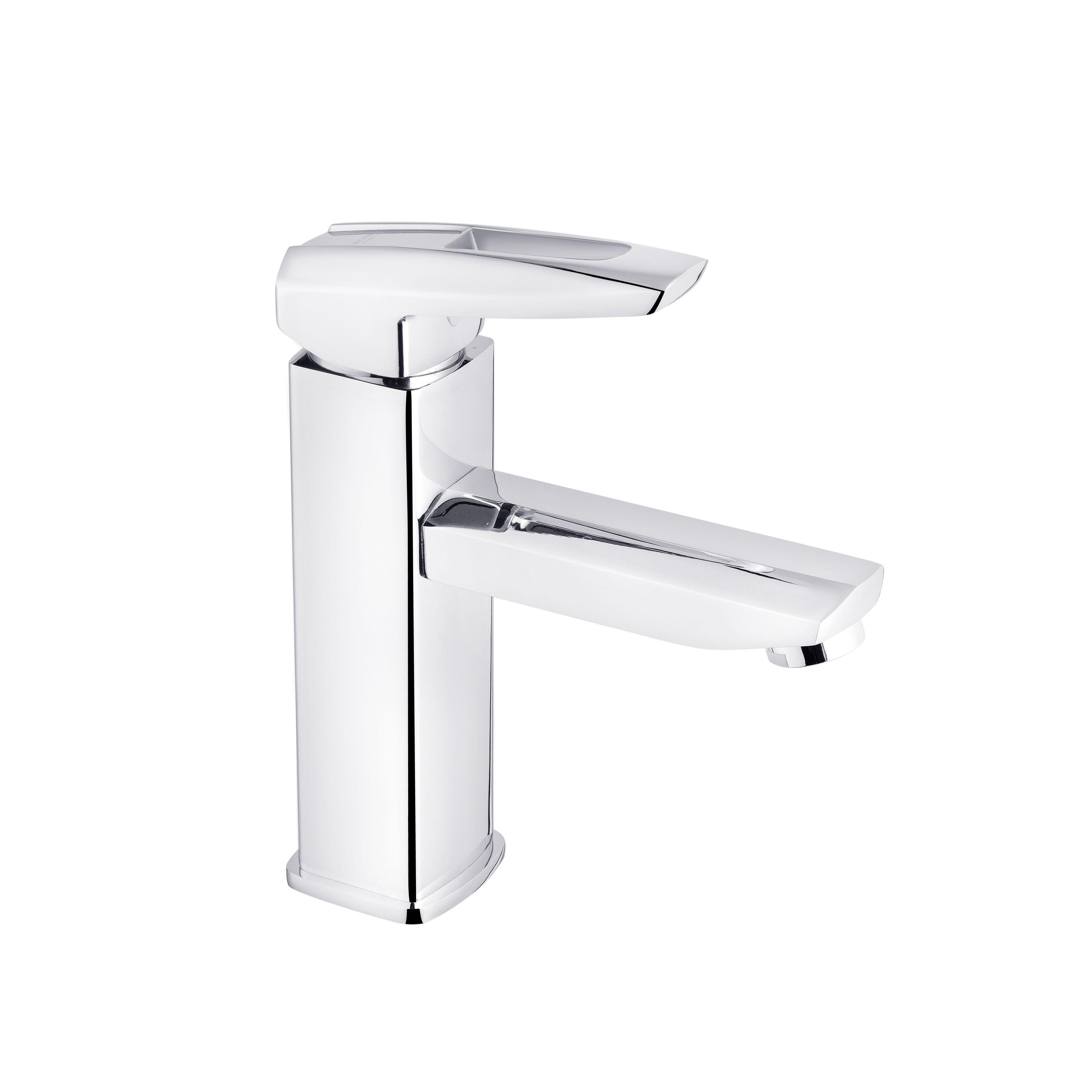 Смеситель для умывальника KRONER Kante-C010 CV023579 однорычажный Хром (136329)