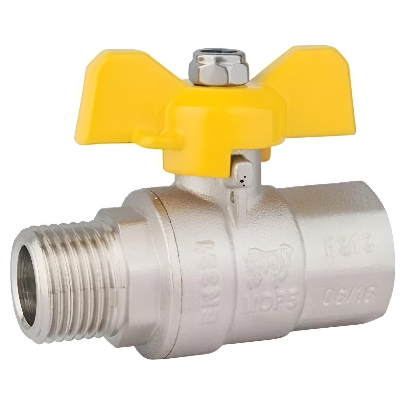Кран шаровой для газа Profactor 3/4" ВЗ с ручкой бабочка (AKD7895)