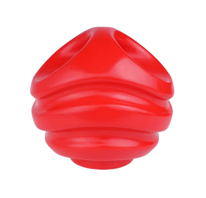 Іграшка для собак плаваюча BronzeDog FLOAT Силовий м'яч L 11 см Червоний (1R0500) - фото 2 Іграшка для собак плаваюча BronzeDog FLOAT Силовий м'яч L 11 см Червоний (1R0500) - фото 2