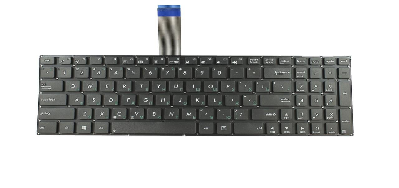 Клавиатура для ноутбука Asus X550 X550LB матовая (0KNB0-610ARU00)