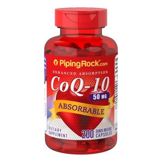 Коэнзим Q10 Piping Rock Coenzyme Q10 50 mg 200 caps