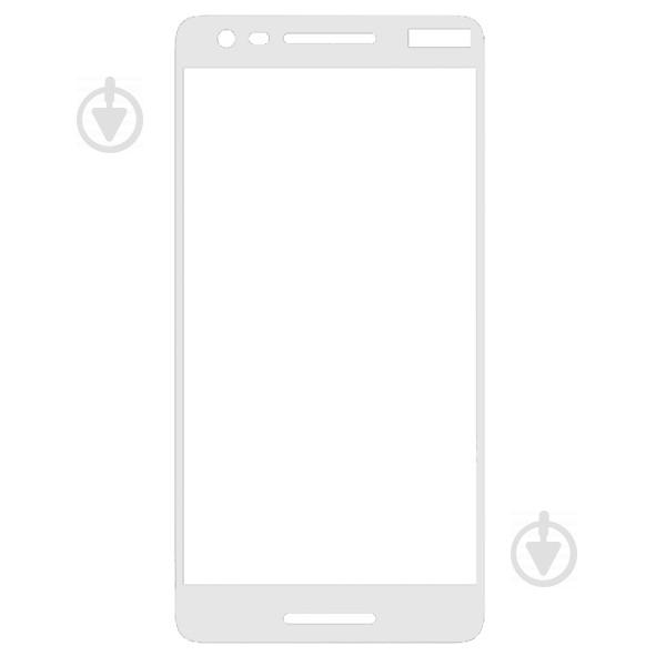 Защитное стекло Walker 3D Side Glue для Nokia 2.1 (техническая упаковка) White (arbc7954)