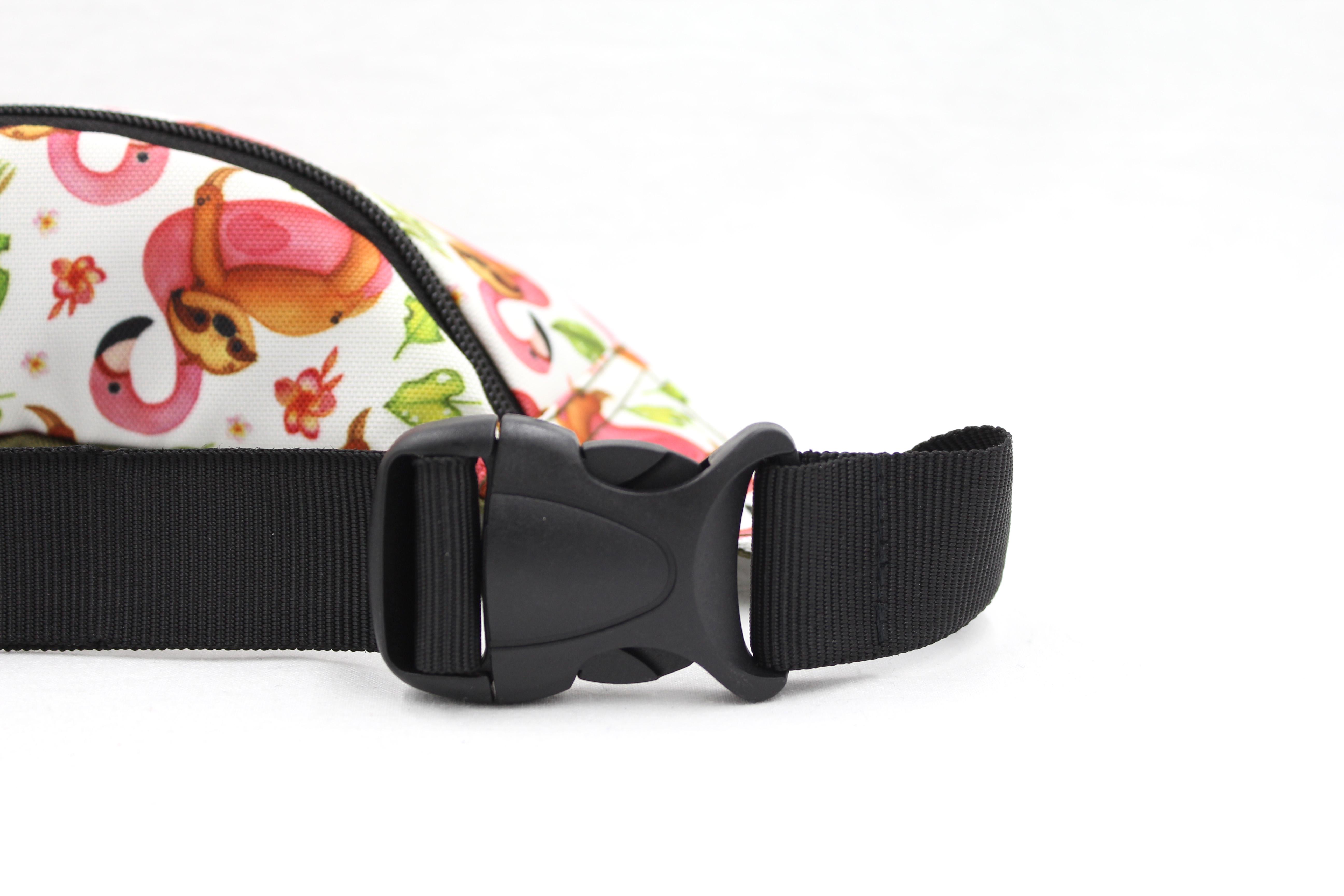 Сумка бананка дитяча з регулюючим ремінцем для дівчинки Фламінго (Д-004) - фото 5