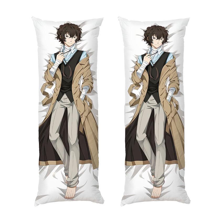 Подушка дакимакура Bungo Stray Dogs Dazai Osamu габардин 70х30 см (111898)