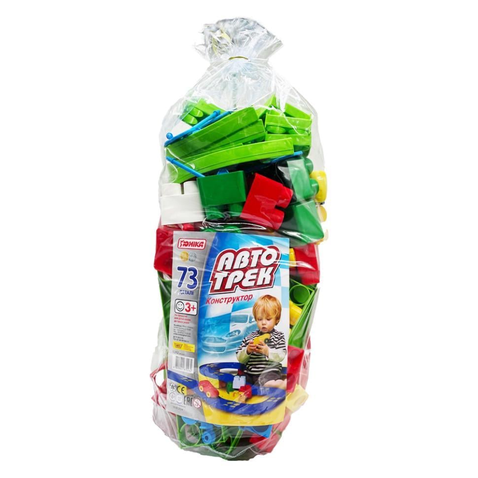 Конструктор детский Автотрек 70262 паяный пакет 73 детали (47264)