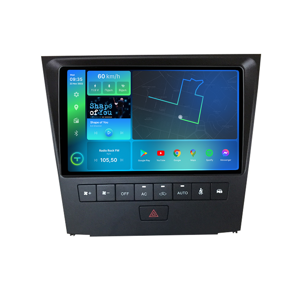 Штатная магнитола Torssen 2K Lexus GS300 S190/GS350 04-11 FL9 4+64Gb 4G Carplay DSP (202305793)