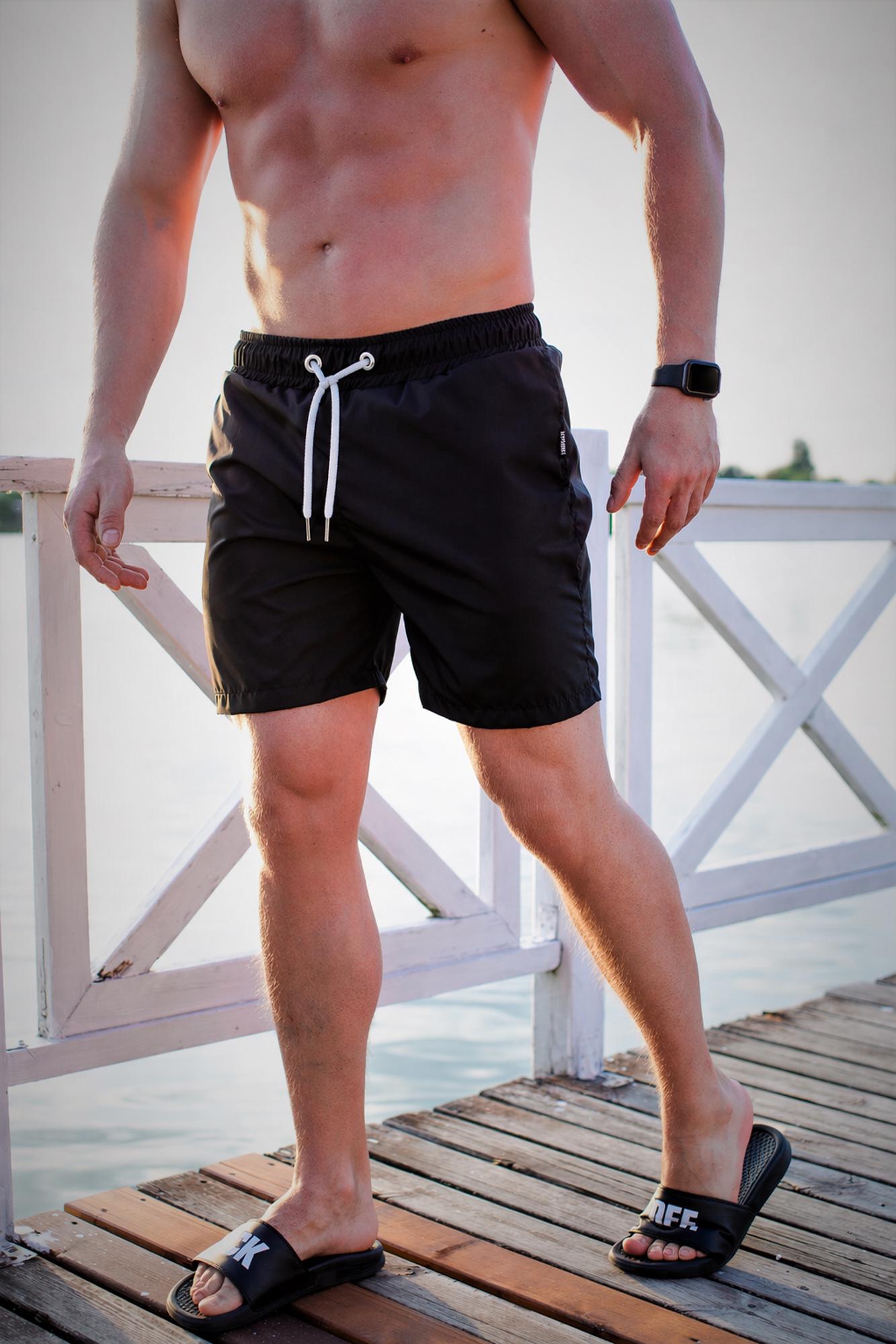 Шорты пляжные Without S Black/White (S8056400)