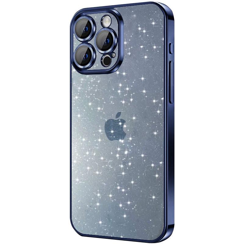 Противоударный чехол TPU+PC Glittershine для Apple iPhone 14 Pro Max (6.7") Dark Blue