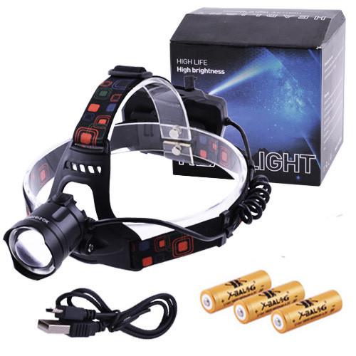 Ліхтар налобний XQ-218-HP50 з функцією PowerBank (1348376659) - фото 7 Ліхтар налобний XQ-218-HP50 з функцією PowerBank (1348376659) - фото 7