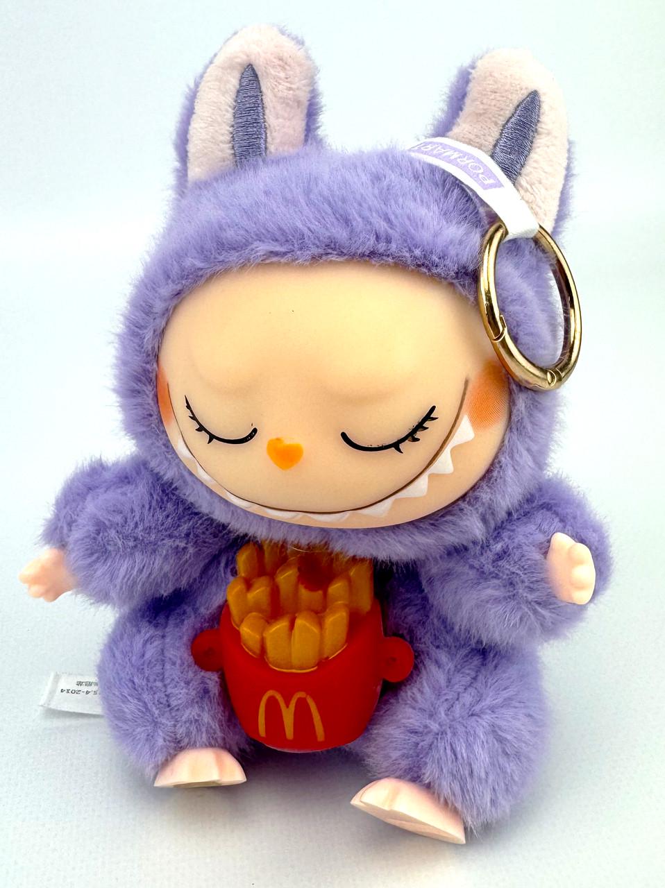 М'яка іграшка-брелок Лабубу 16 см Фіолетовий (27877792)