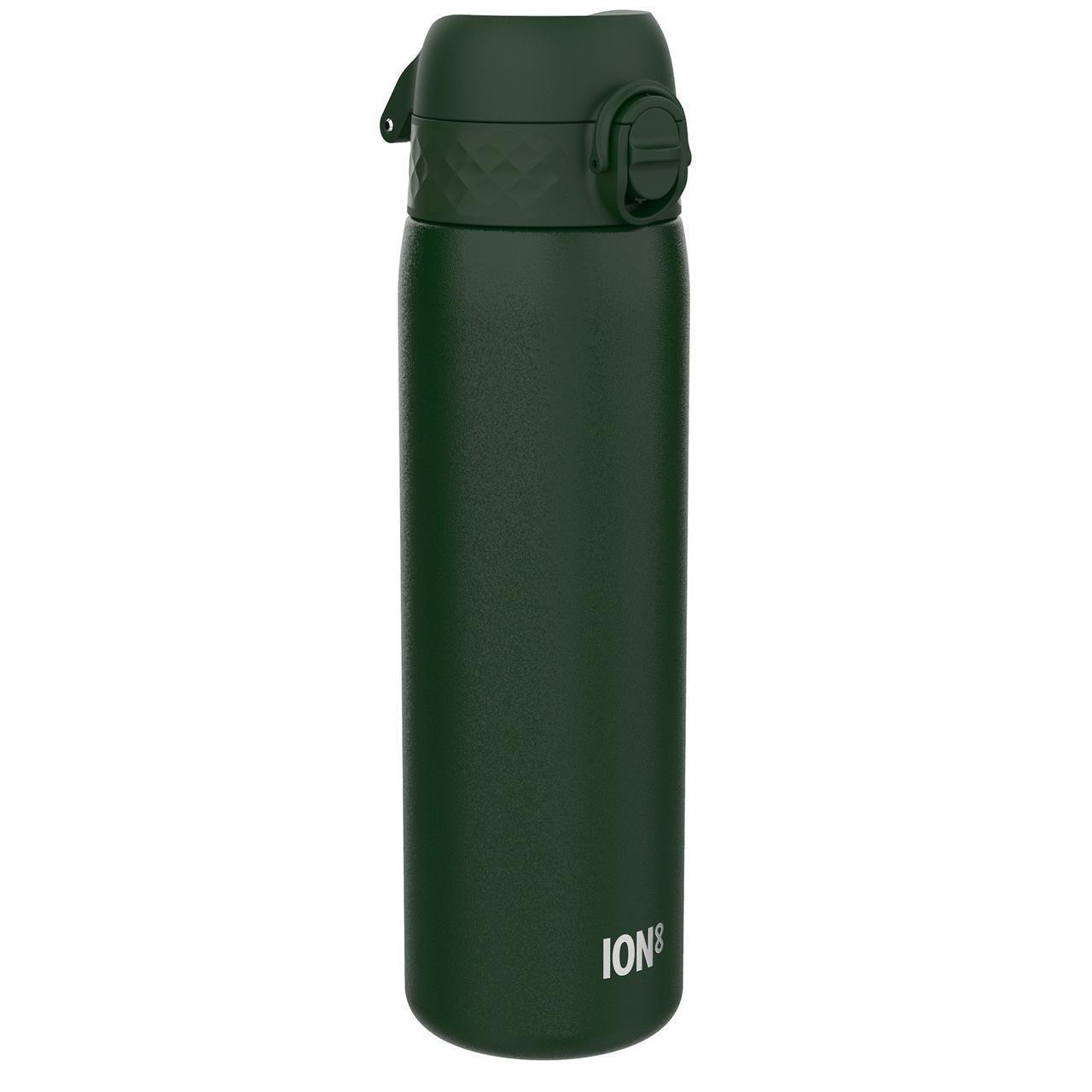 Пляшка для води металева ION8 Stainless Steel 600 мл Dark Green