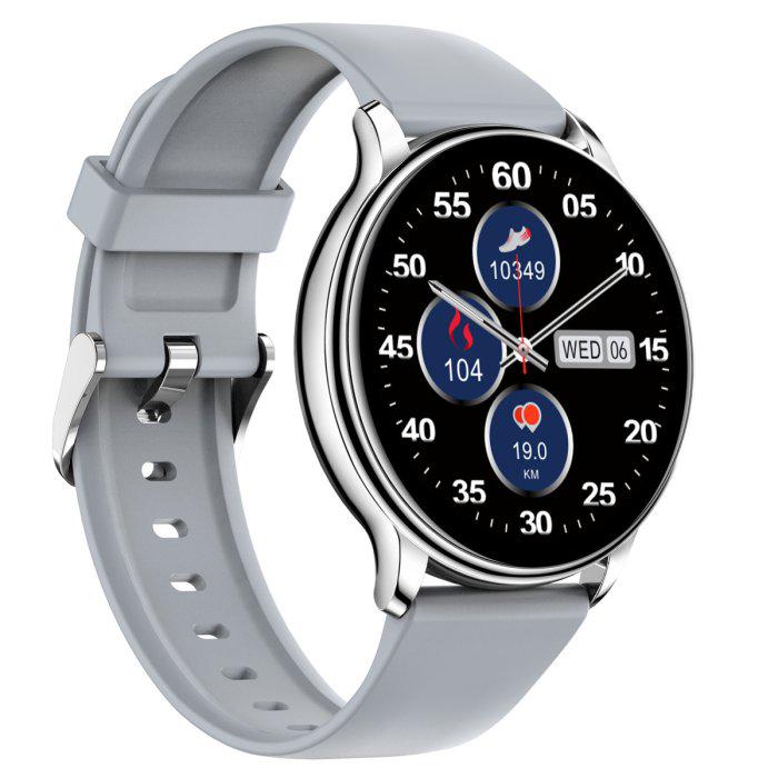 Смарт-годинник UWatch Smart Melisia Silver Rubber з ремінцями 2 шт. (2025) - фото 4 Смарт-годинник UWatch Smart Melisia Silver Rubber з ремінцями 2 шт. (2025) - фото 4