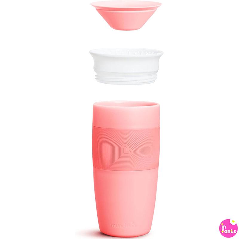 Чашка непроливна Munchkin Miracle 360 for Toddlers 410 мл Рожевий (00479) - фото 3 Чашка непроливна Munchkin Miracle 360 for Toddlers 410 мл Рожевий (00479) - фото 3