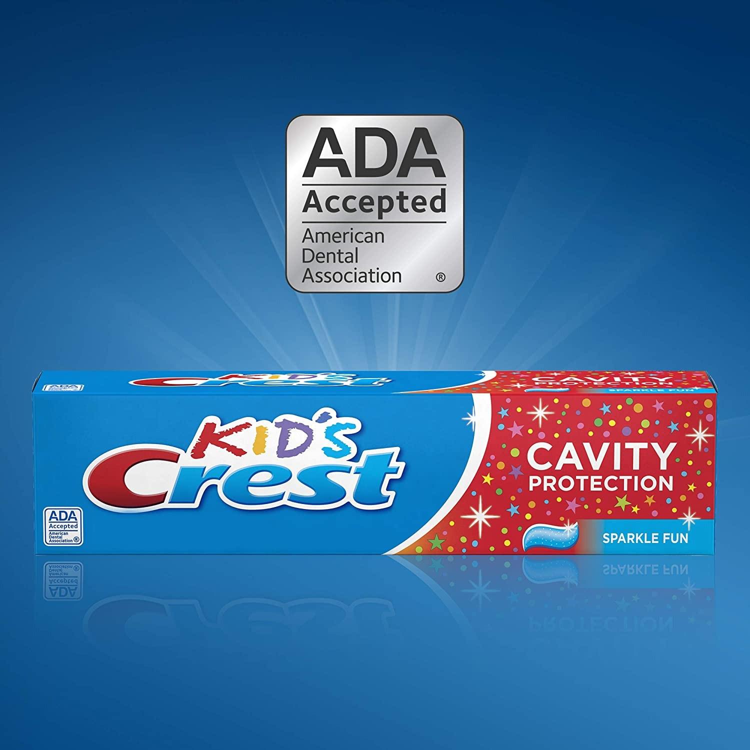 Зубна паста дитяча Crest kids Cavity Protection Sparkle Fun 130 г (46840828) - фото 3