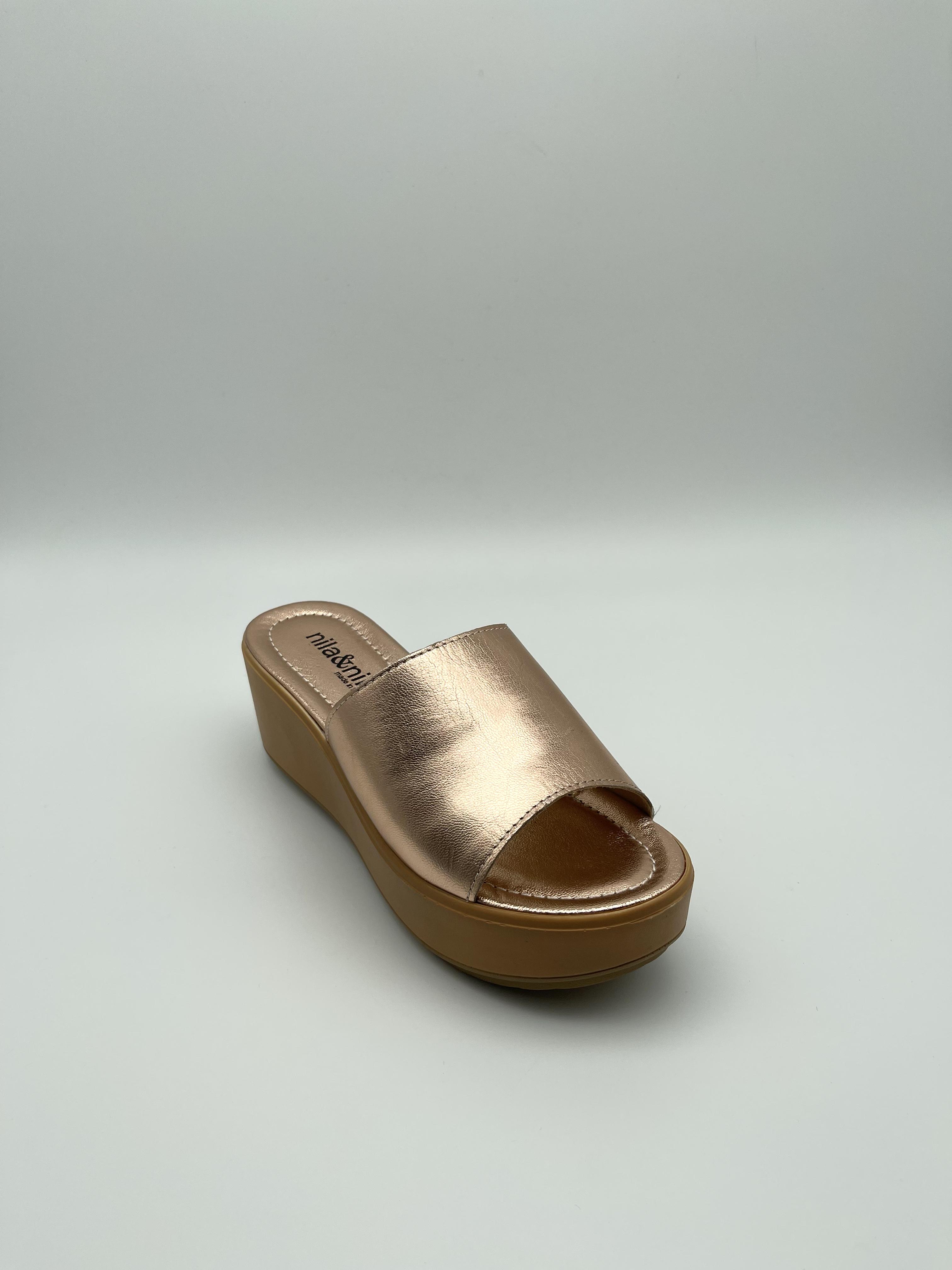 Шлепанцы женские NilaNila AM2978 р. 37 Золото