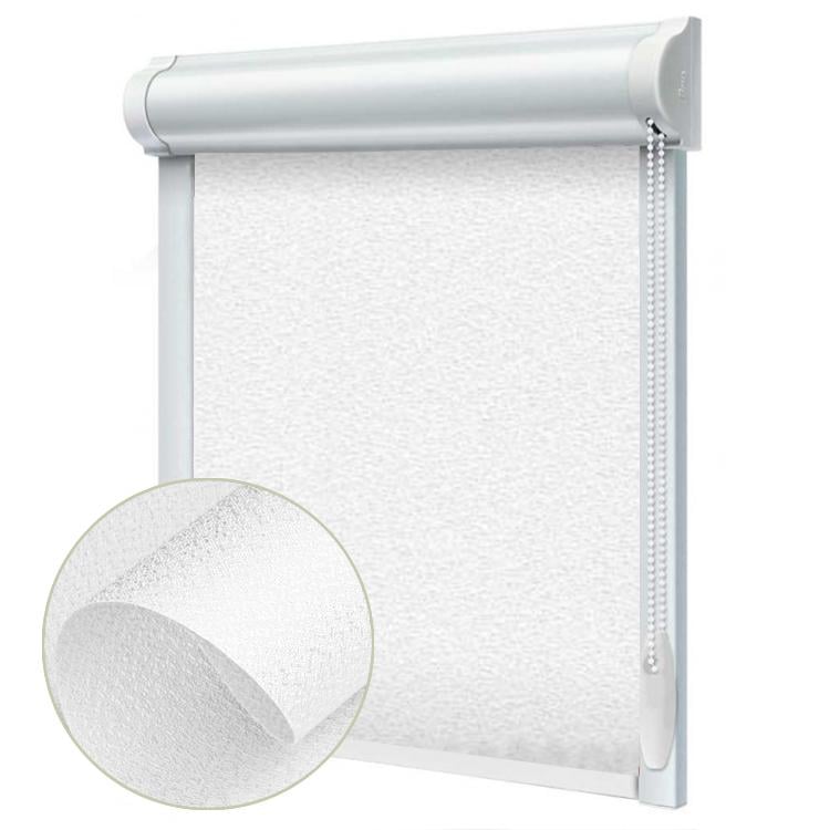 Рулонная штора Wenster Pearl 04 40х160 см закрытого типа П-образная Блестящий Белый (АБ814220137)