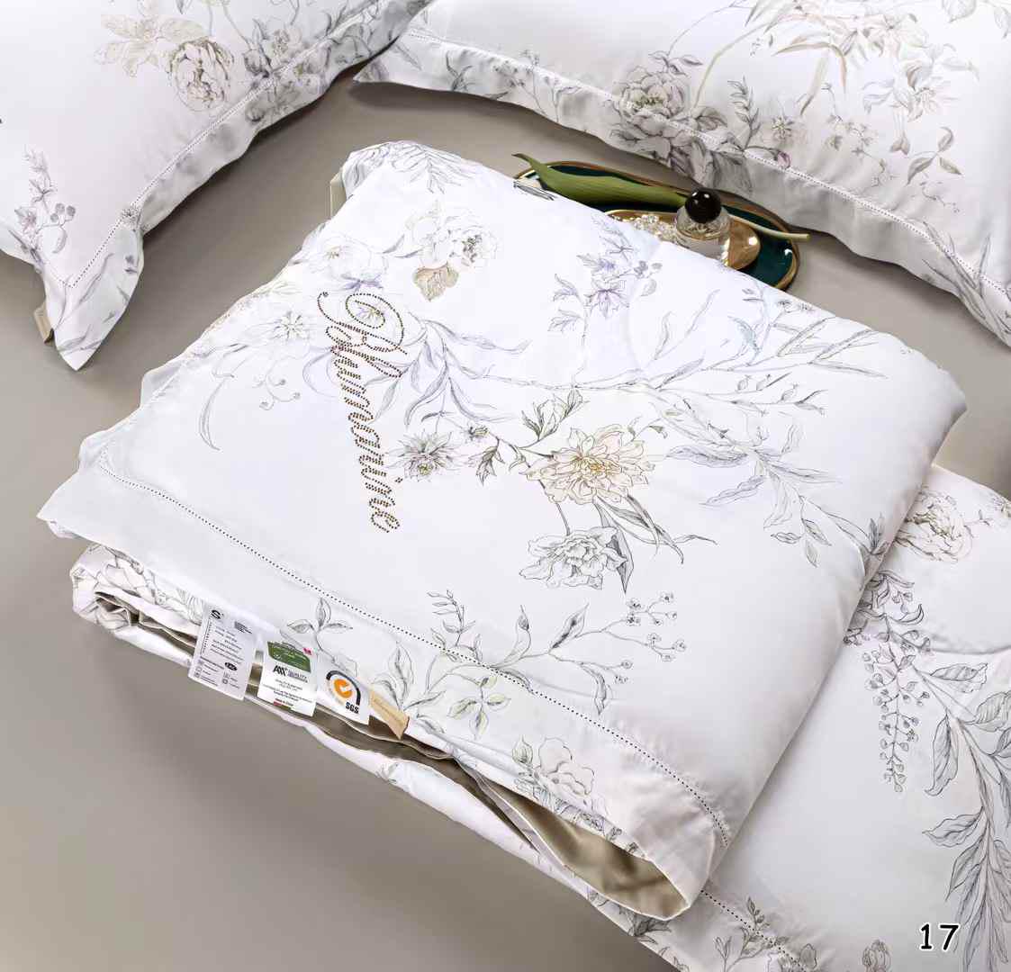 Комплект постільної білизни з ковдрою тенсел євро (70126) - фото 3 Комплект постільної білизни з ковдрою тенсел євро (70126) - фото 3