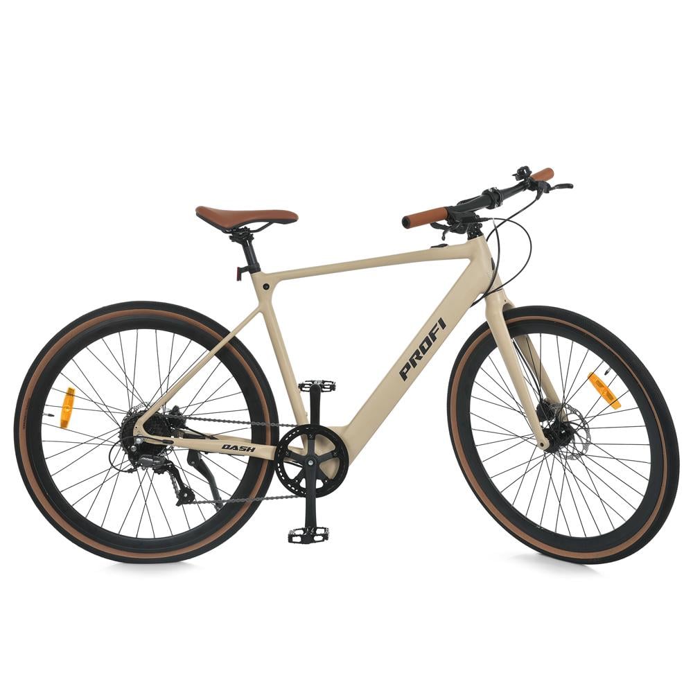 Электровелосипед PROFI MEB 700C DASH-3 мотор 250W аккумулятор 48V 10AH 28" Бежевый (32696721)
