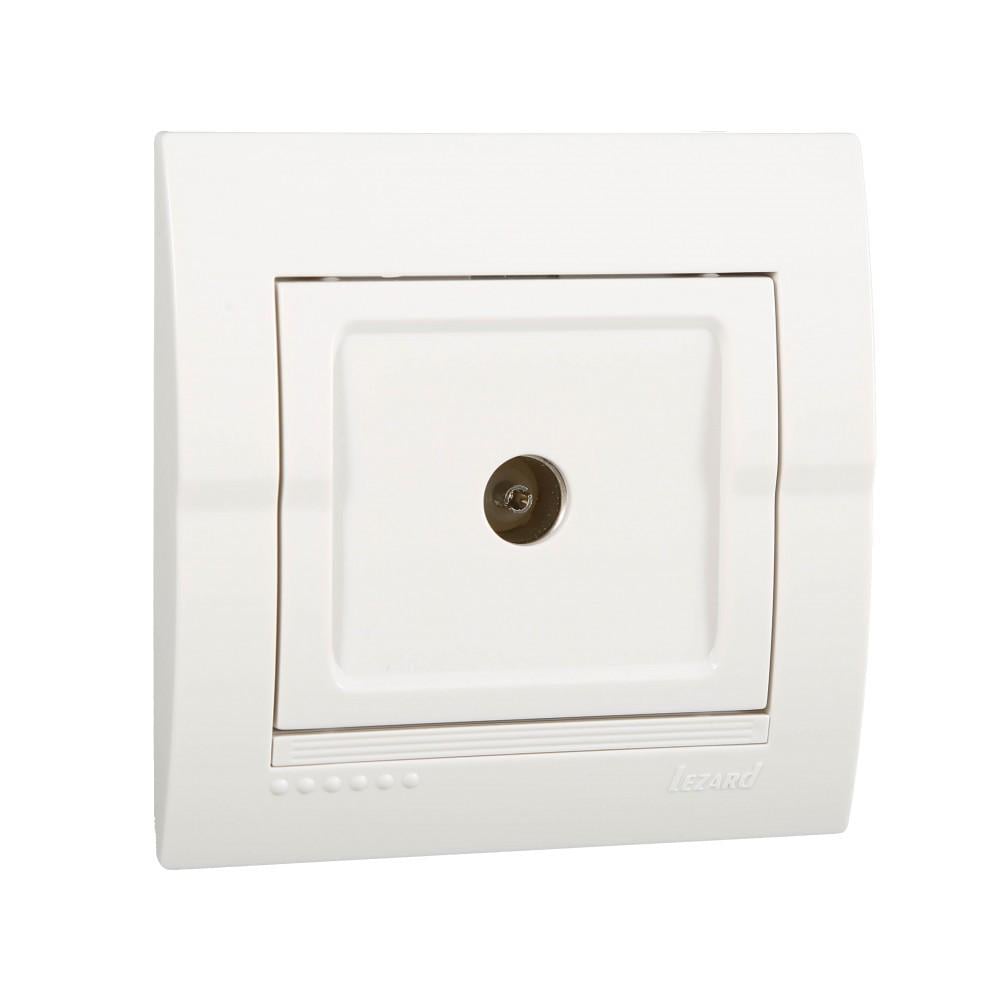 Розетка телевізійна прохідна Deriy Lezard (4528)