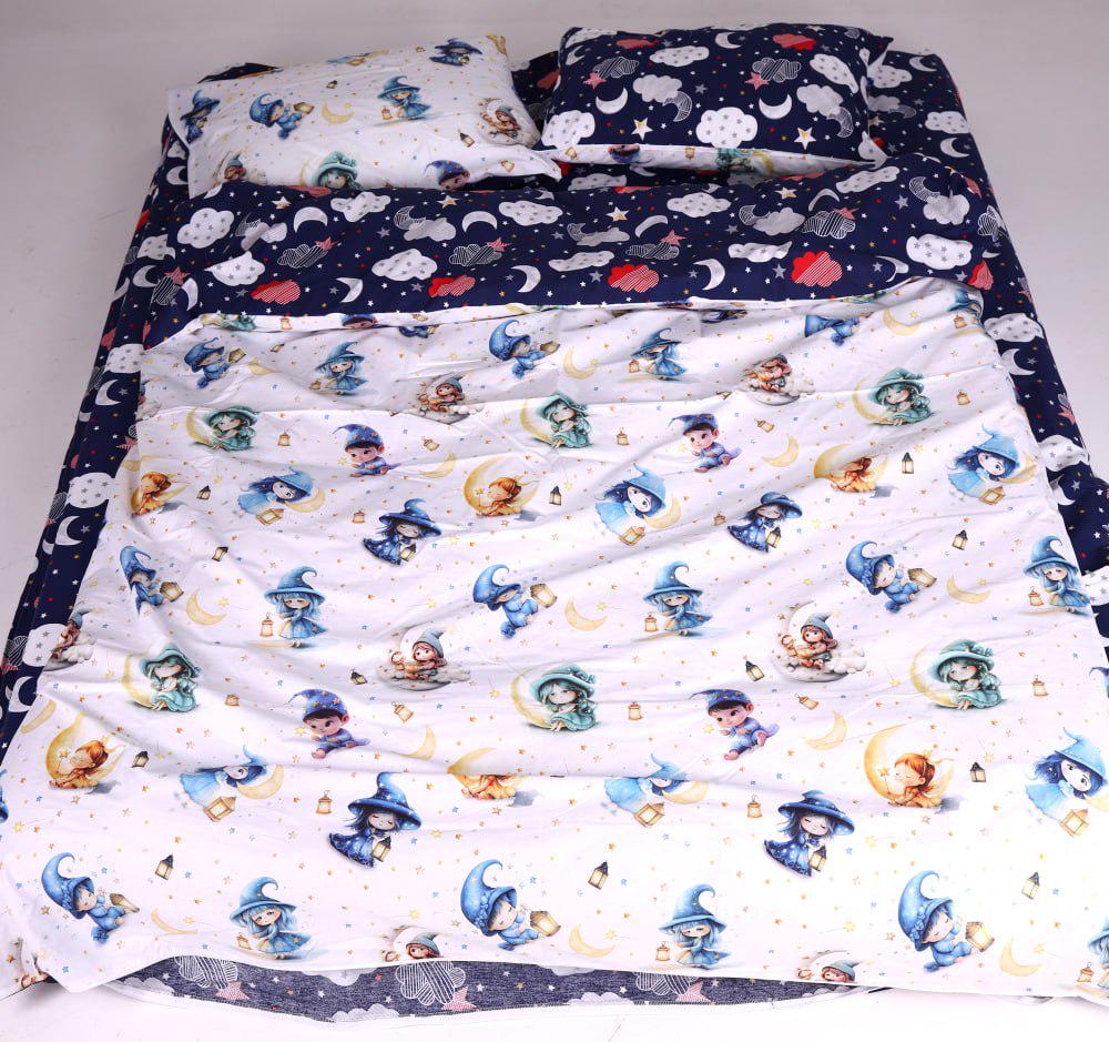 Комплект постельного белья детский PaniPava Звездная сказка Ранфорс 110х140 см (10101238)