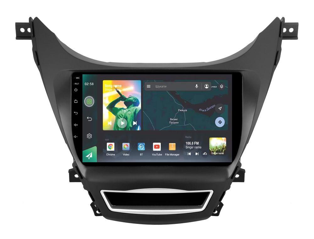 Штатна магнітола Sigma X9232 2+32 Gb Hyundai Elantra 5 JK GD MD UD 2010-2016 9"