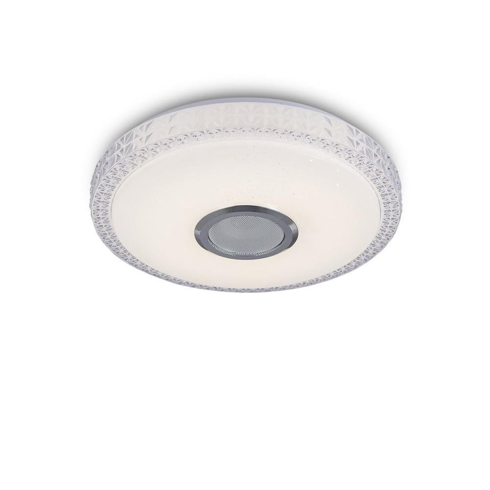 Потолочный светильник LED музыкальный смарт Lighthouse SRS-20449-400 WH 48W+5W RGB Белый (128710)