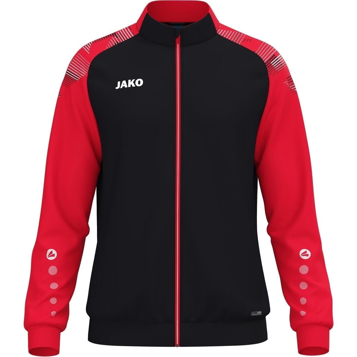 Олимпийка детская Jako SONIC 152 см Черно-красный (9326-812)