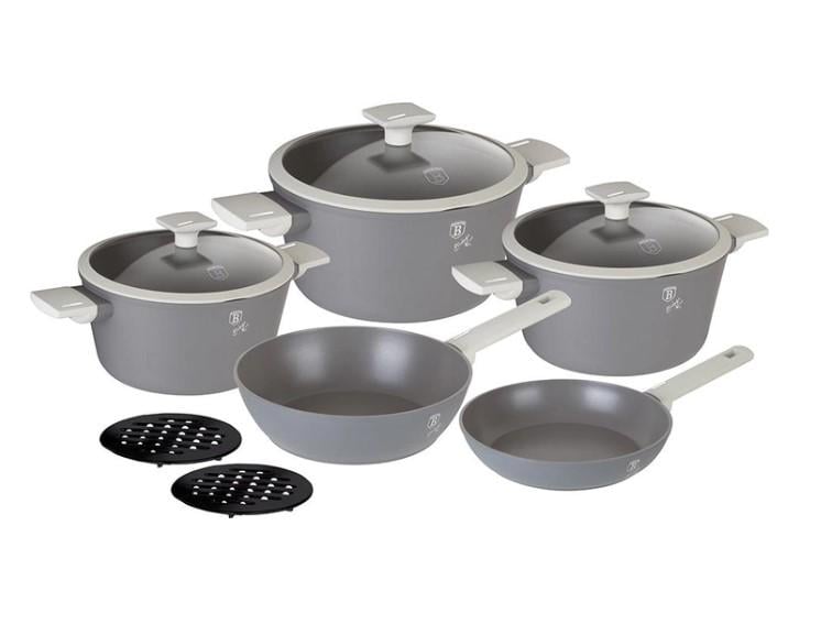 Набір каструль Berlinger Haus Aspen Collection з антипригарним покриттям 10 пр.